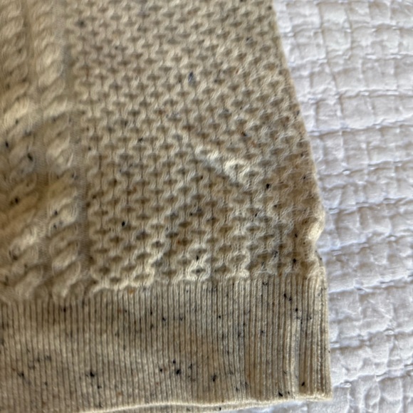 Garnet Hill Cable Knit Sweater in Cashmerr - Picture 7 of 8